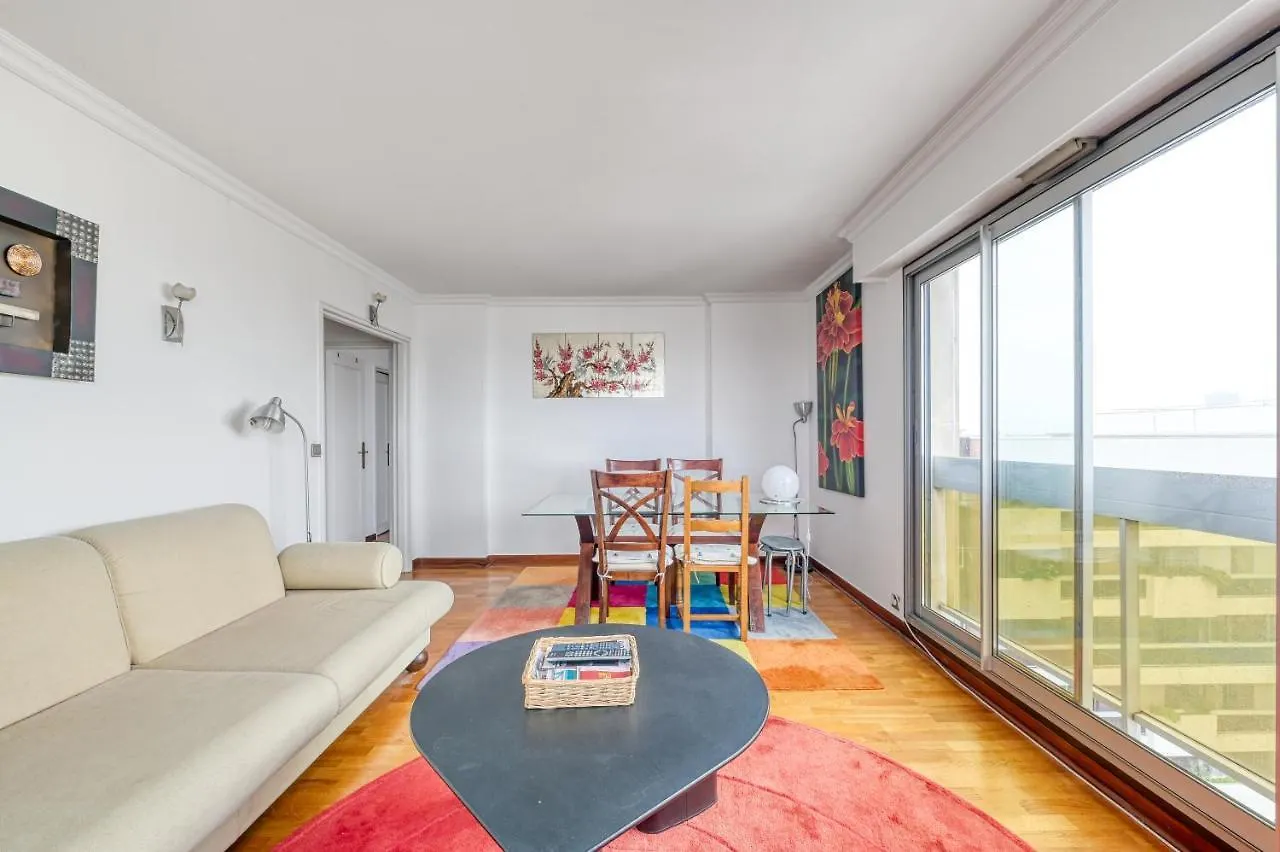 Panoramic View Of Paris Apartment France